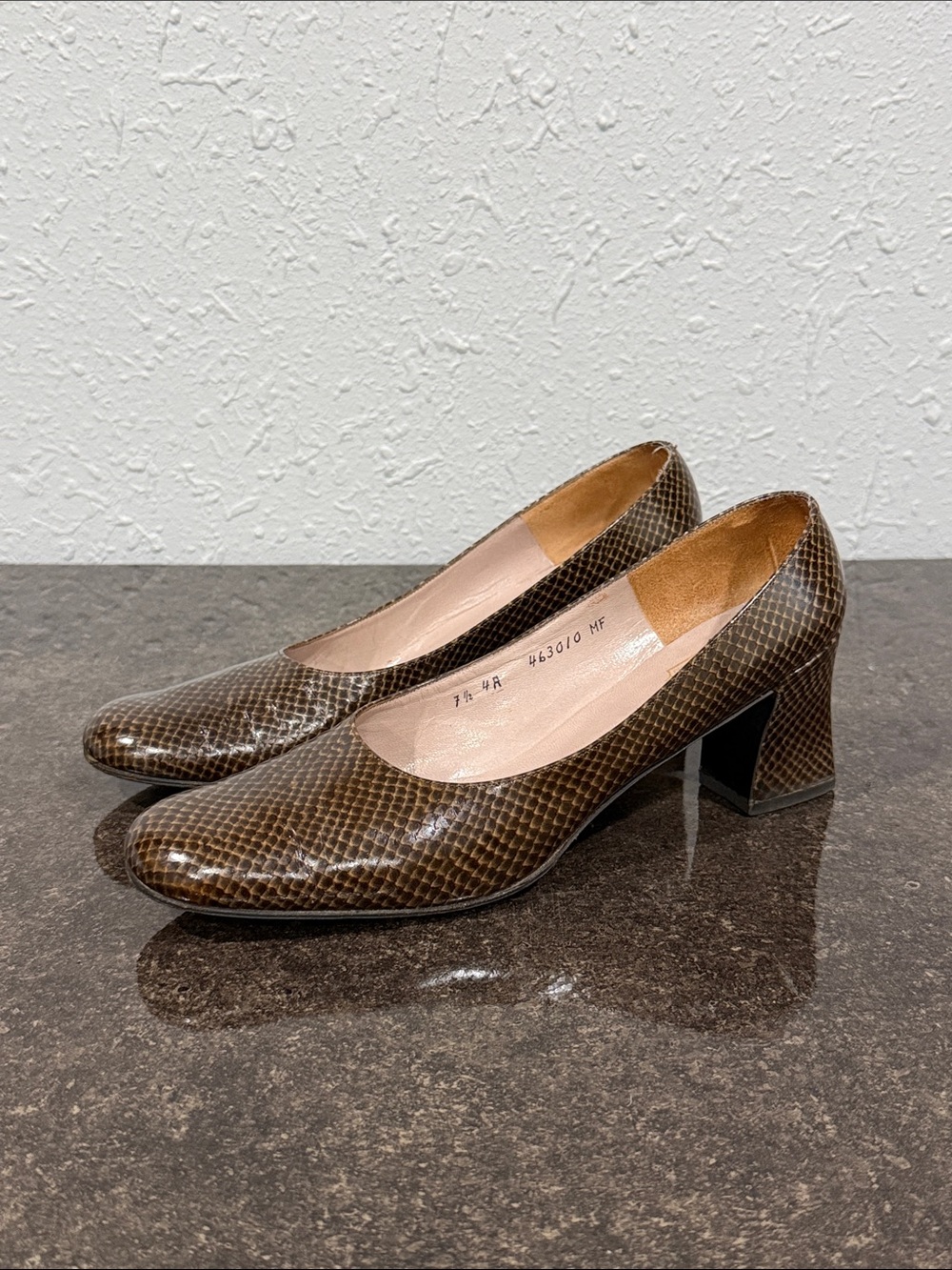 CHRISTIAN DIOR Vintage Heels Size 7 1/2 Made in France